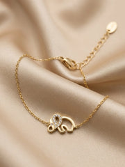 Lucky Elephant Pave Bracelet