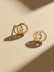 Celestial Orbit Stud Earrings
