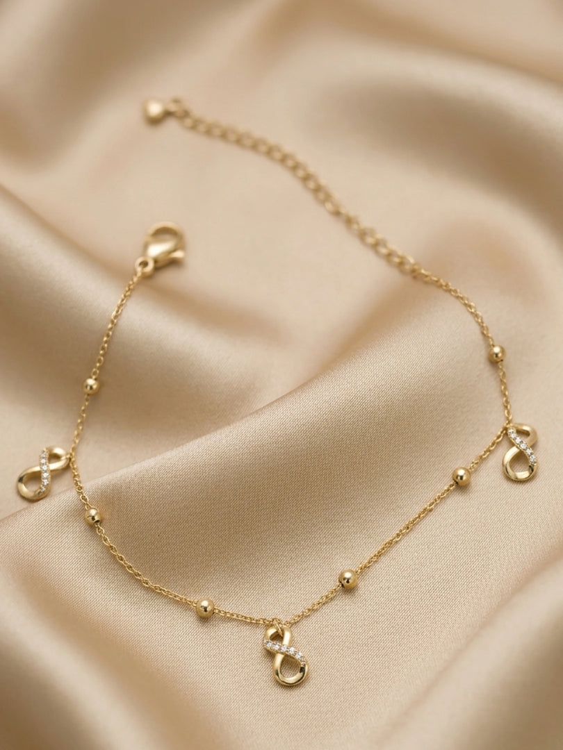 Infinity Charm Station Bracelet