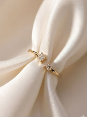 Starlit Duo Crystal Ring