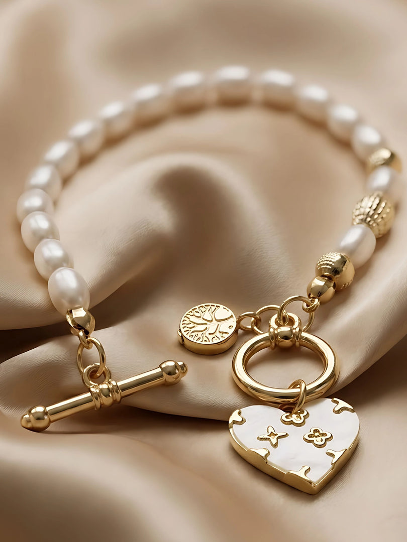 Pearl Heritage Charm Bracelet