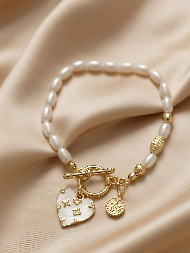 Pearl Heritage Charm Bracelet