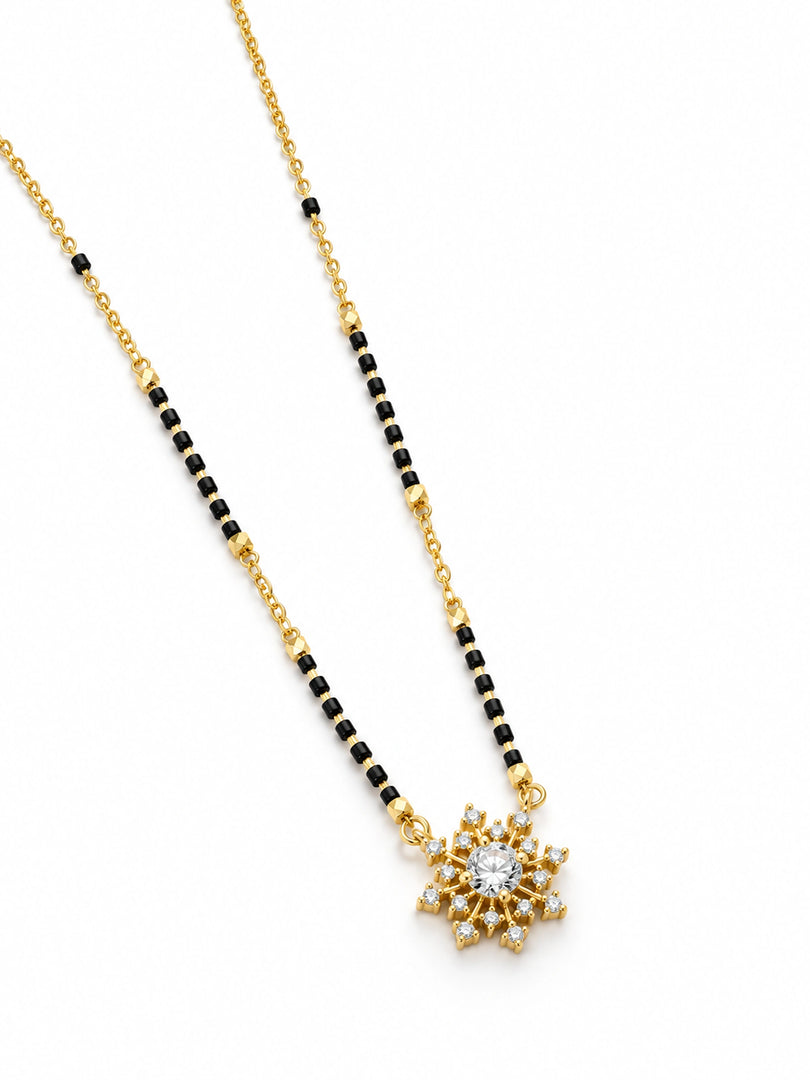 Sunburst Solitaire Mangalsutra