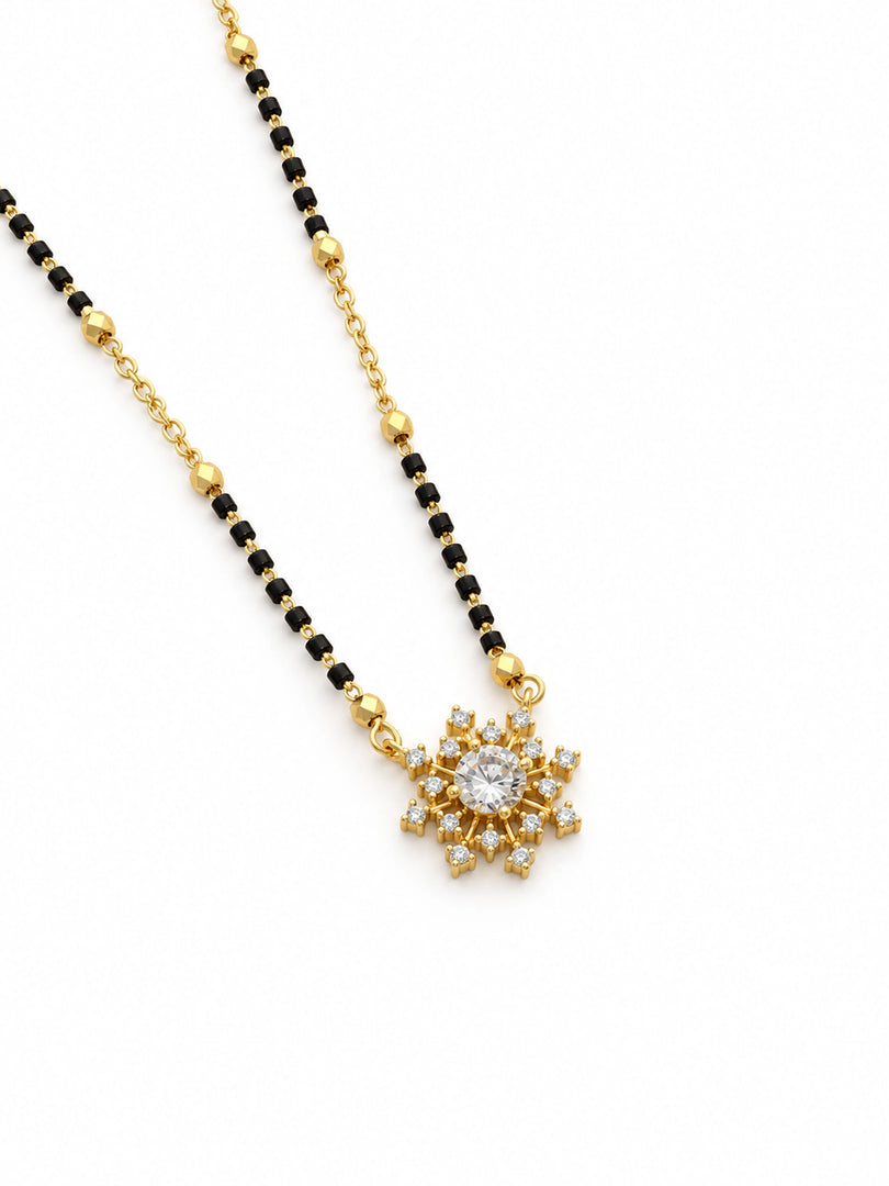 Sunburst Solitaire Mangalsutra