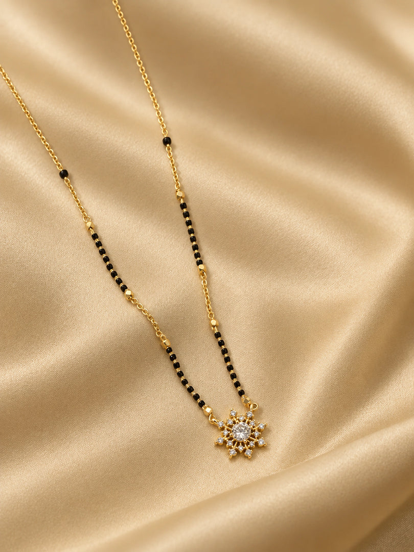 Sunburst Solitaire Mangalsutra