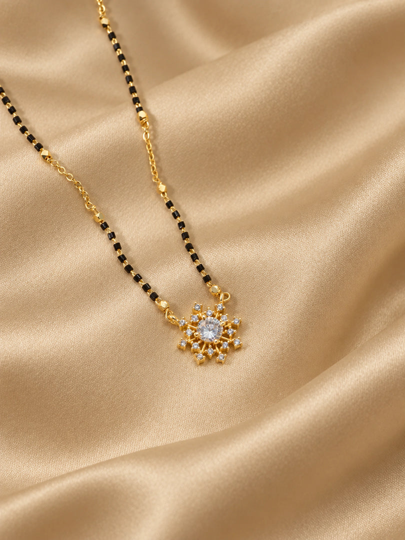 Sunburst Solitaire Mangalsutra