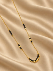 Golden Bead Mangalsutra Necklace