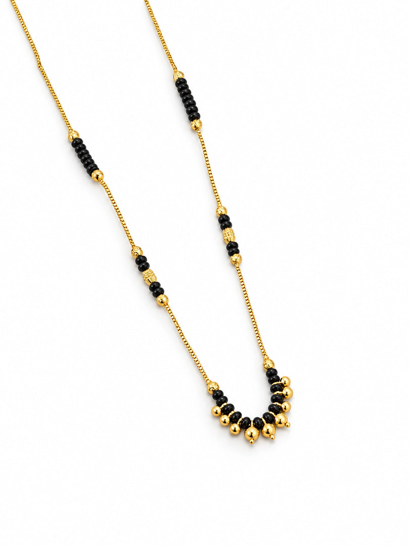 Golden Bead Mangalsutra Necklace