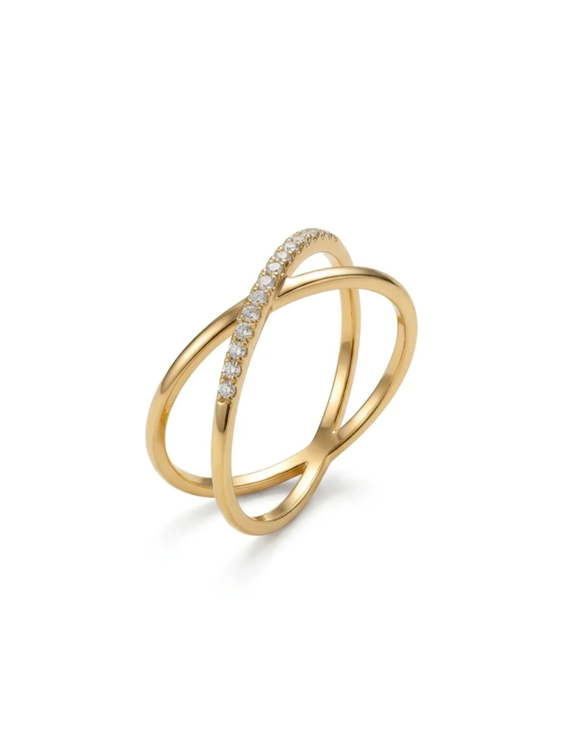Aura Cross-Over Ring