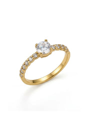 Aura Solitaire Ring