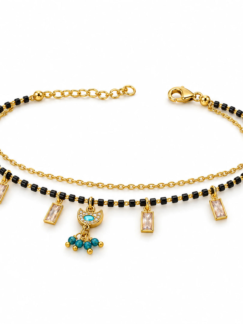 Azure Charm Mangalsutra Bracelet