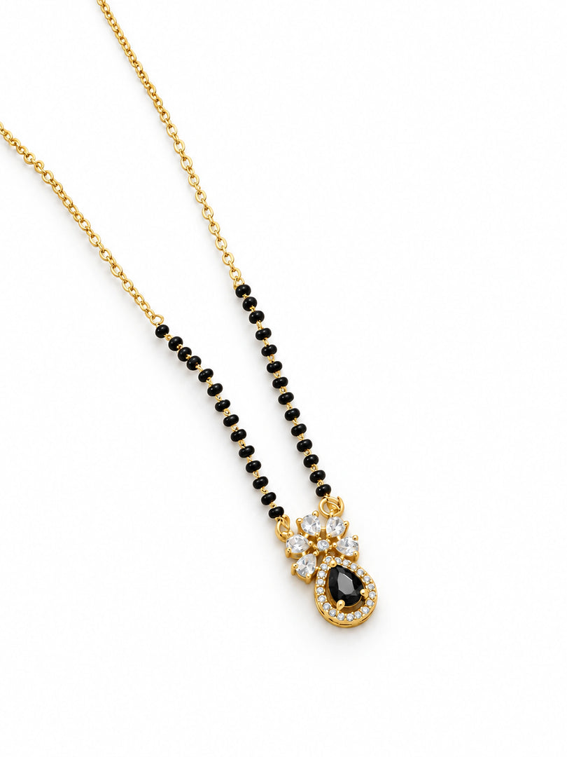 Noir Blossom Drop Mangalsutra