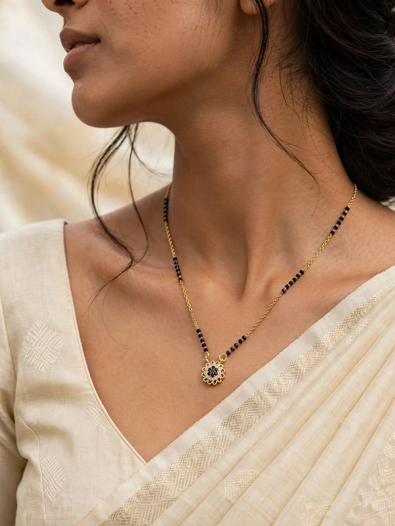 Noir Blossom Mangalsutra
