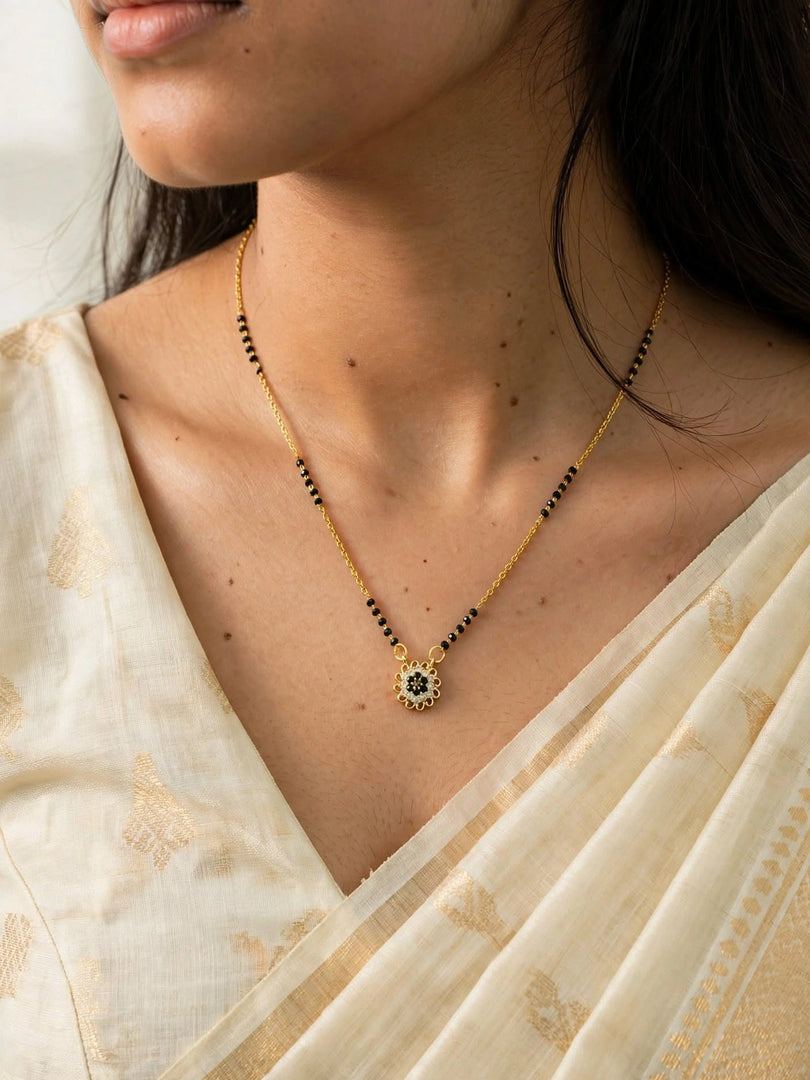 Noir Blossom Mangalsutra