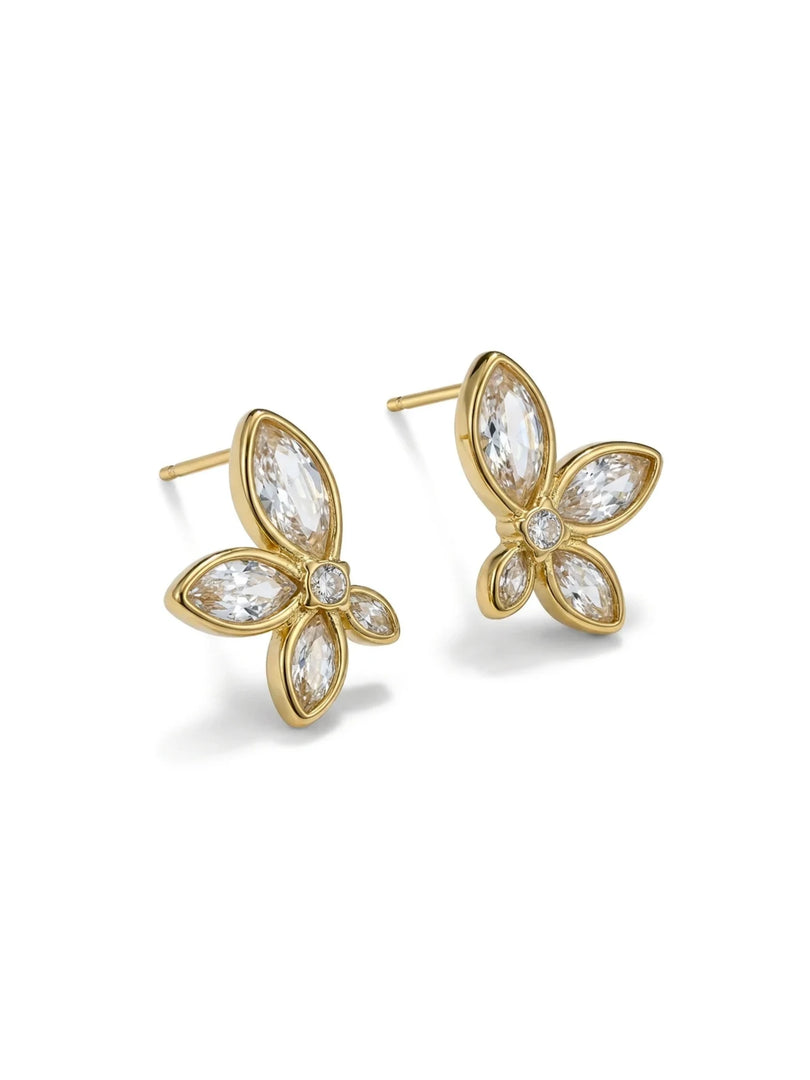 Celeste Butterfly Stud Earrings