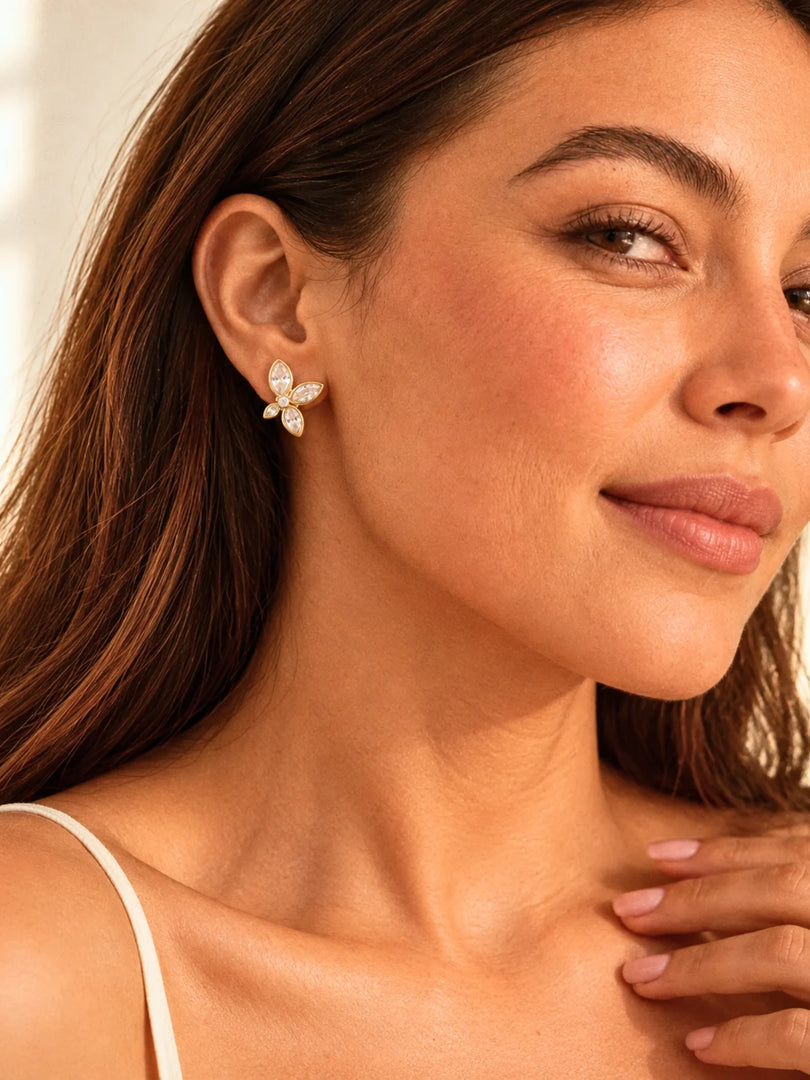 Celeste Butterfly Stud Earrings