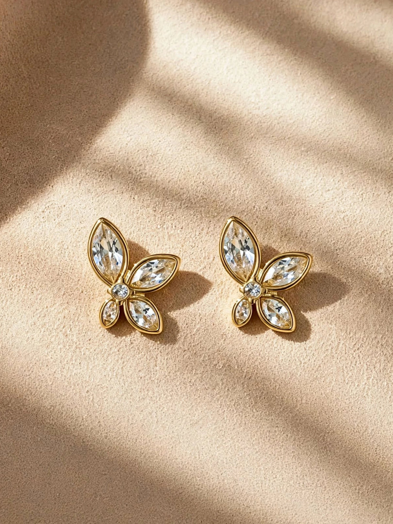 Celeste Butterfly Stud Earrings
