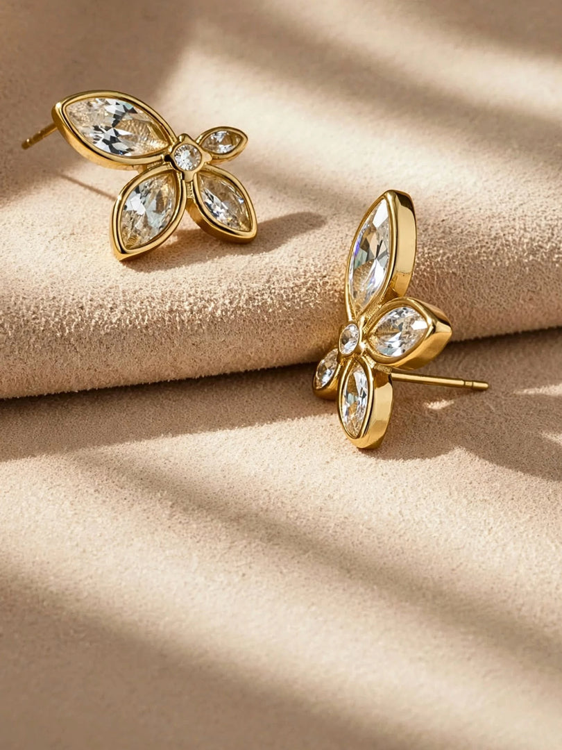 Celeste Butterfly Stud Earrings