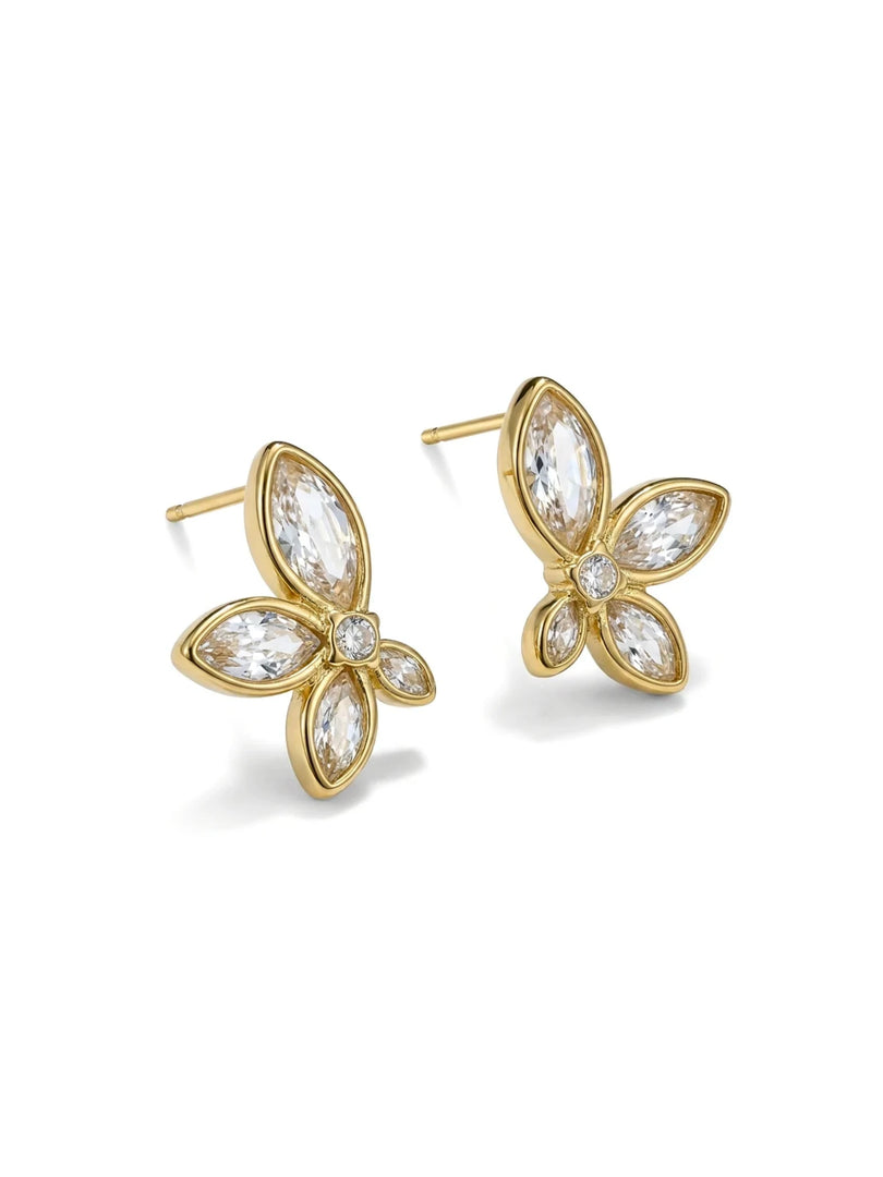 Celeste Butterfly Stud Earrings