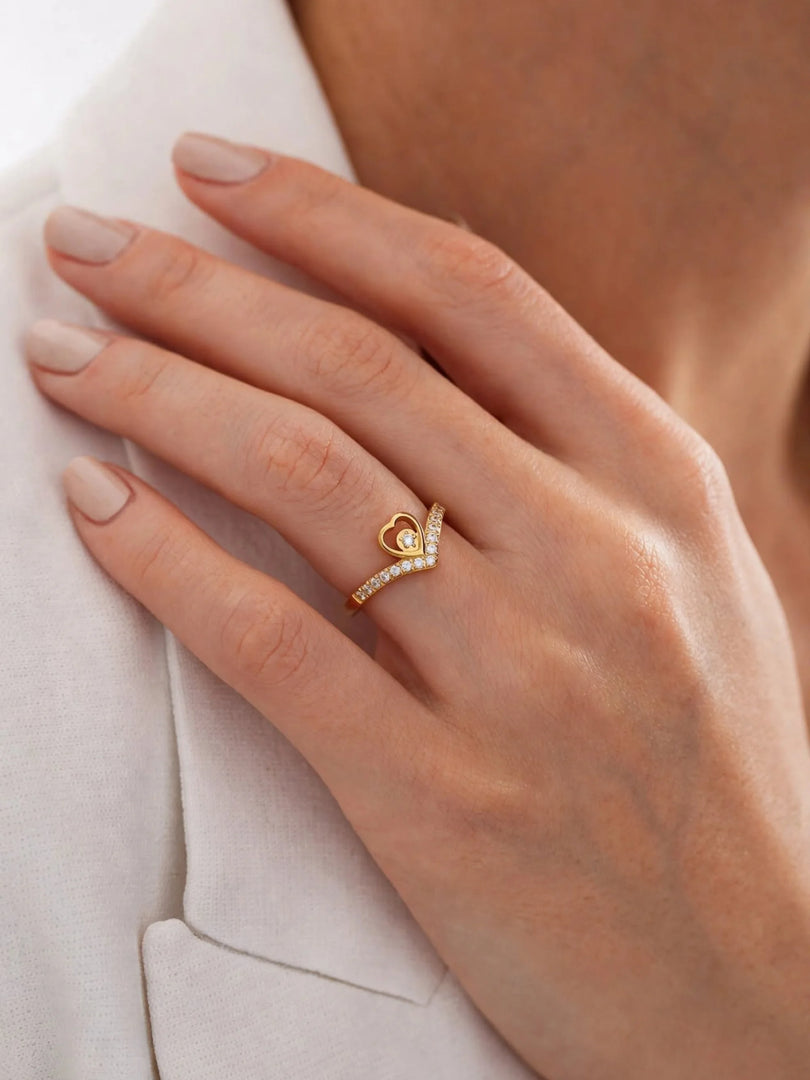 Celeste Heart Ring