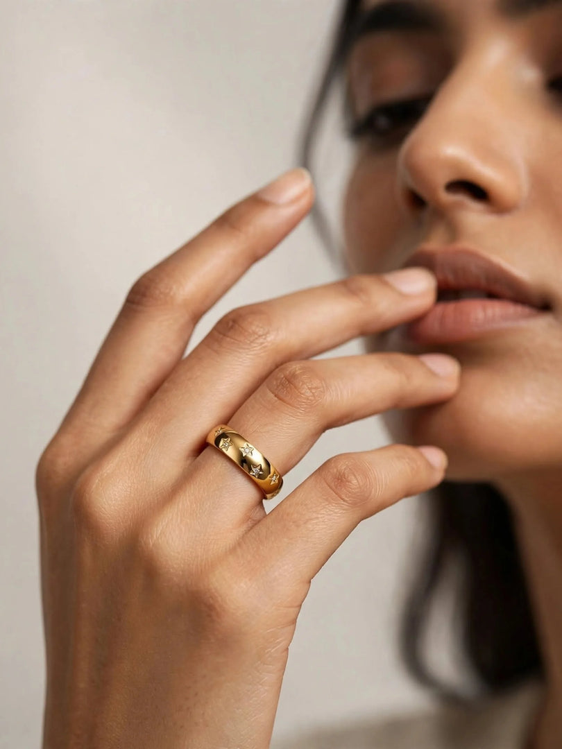 Celeste Star Ring
