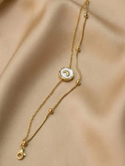 Half Moon Enamel Layered Bracelet