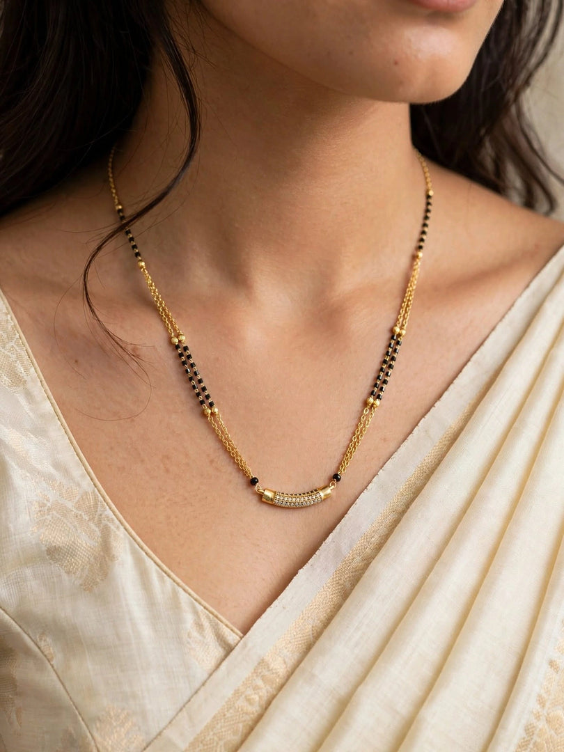 Crystal Arc Mangalsutra