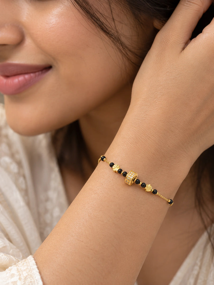 Crystal Barrel Mangalsutra Bracelet