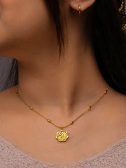 Gold Medallion Necklace