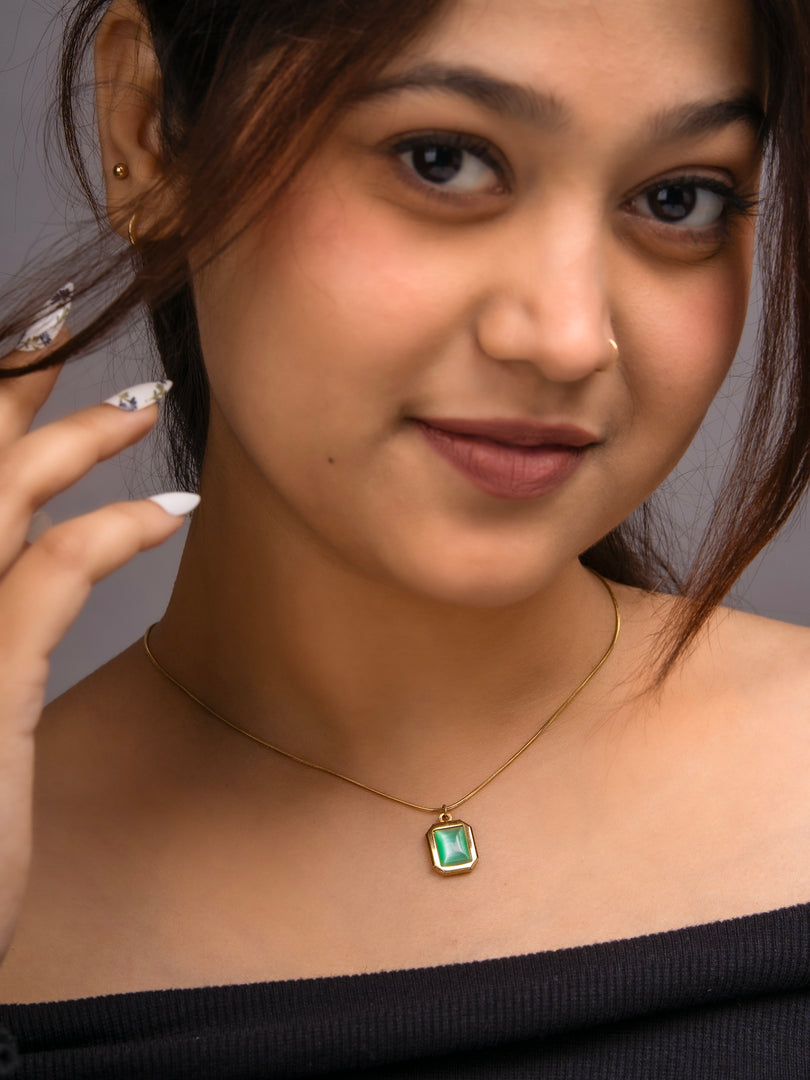 Sage Prism Necklace