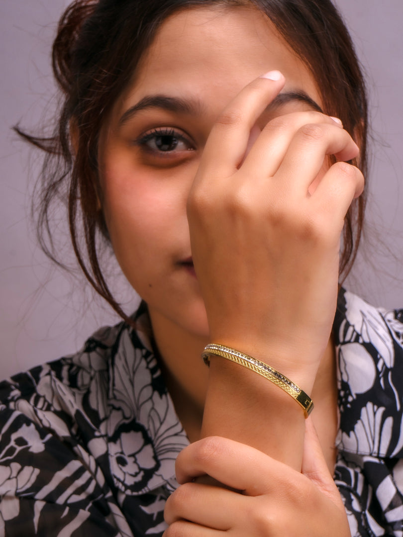Dual-Band Crystal Bracelet