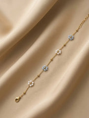 Daisy Blossom Bead Bracelet
