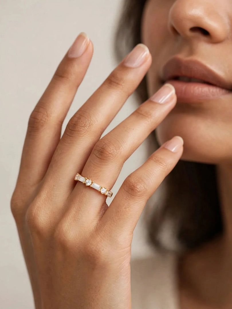 Glimmer Baguette Ring