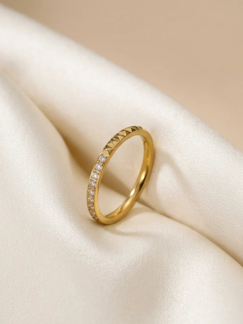 Glimmer Pave Ring