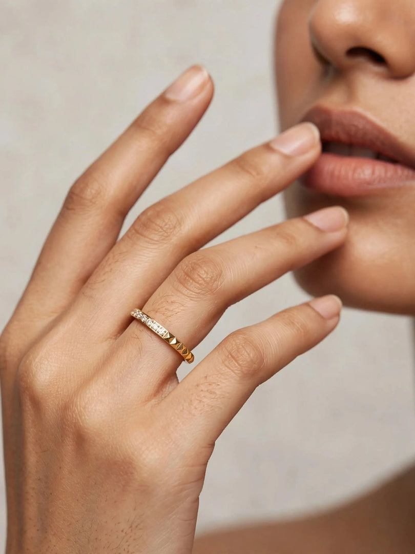 Glimmer Pave Ring