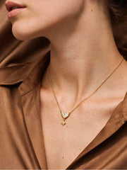 Asymmetric Heart & Celestial Starburst Necklace