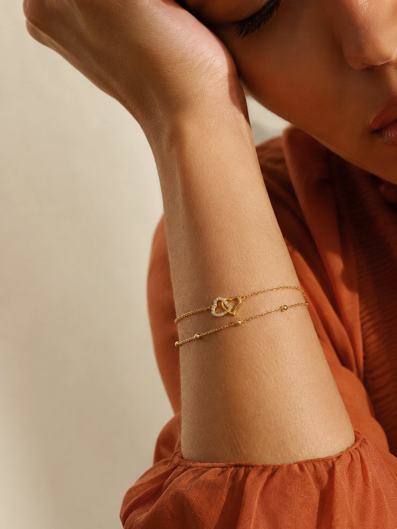 Heartbound Pave Bracelet