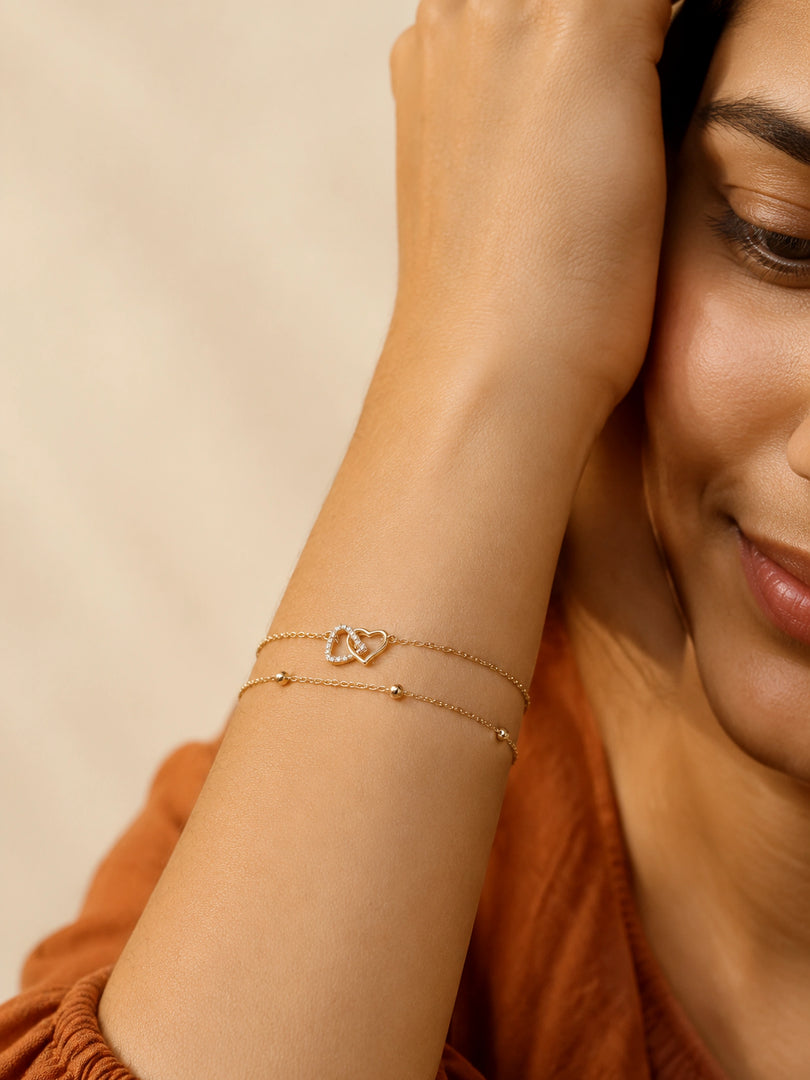 Heartbound Pave Bracelet