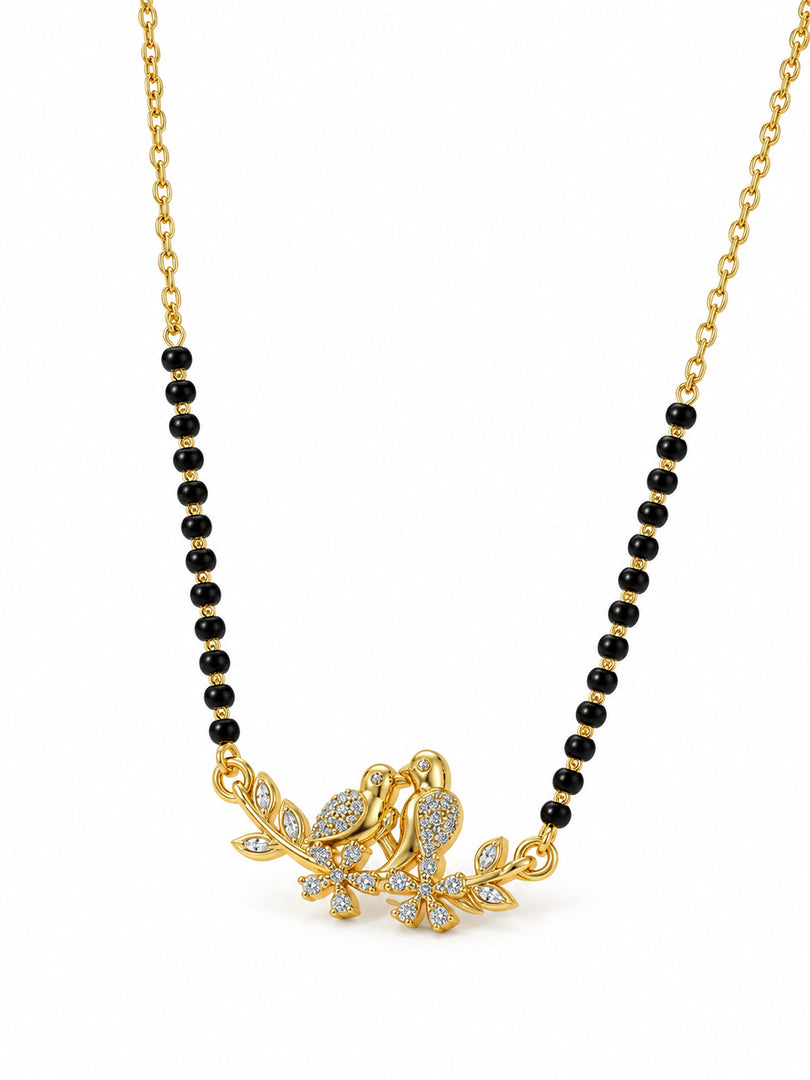 Lovebirds Blossom Mangalsutra