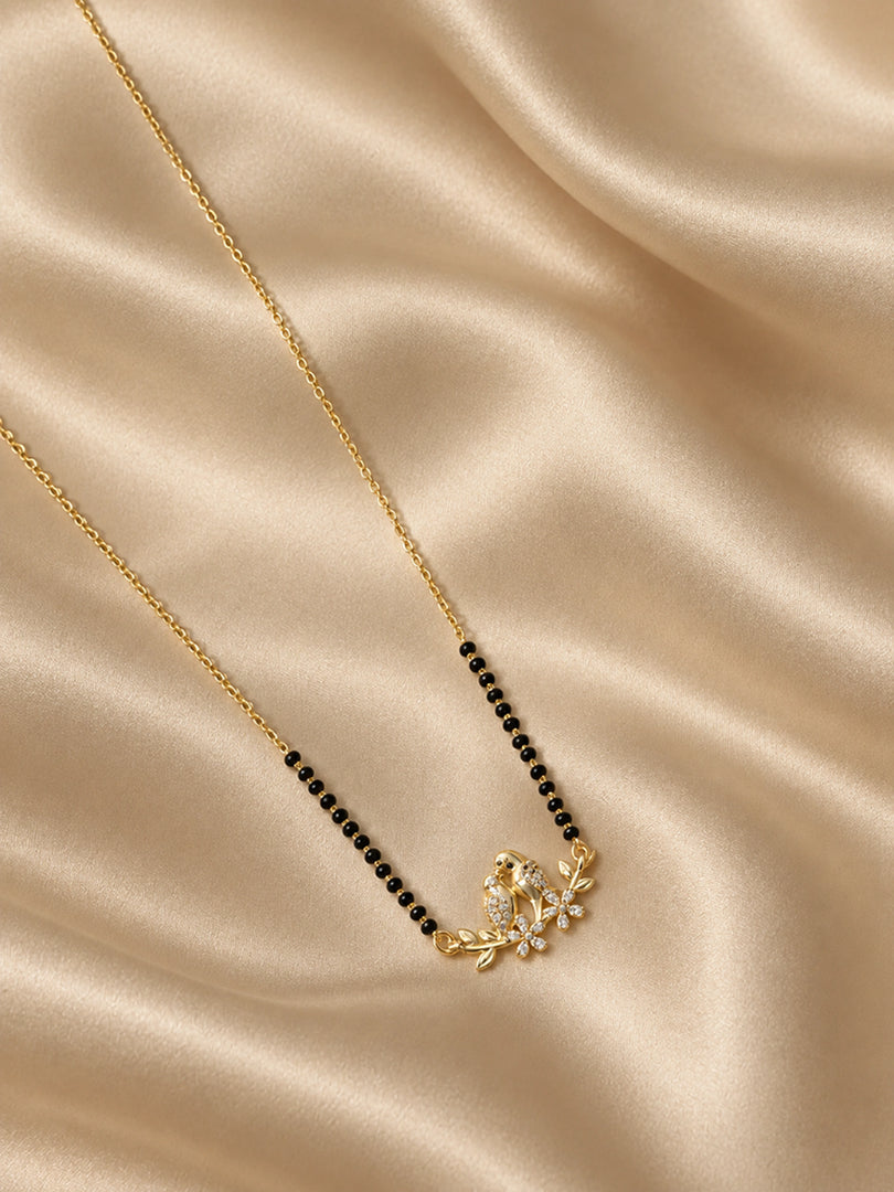 Lovebirds Blossom Mangalsutra