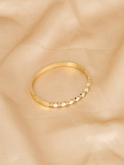 White Enamel Luxe Bracelet