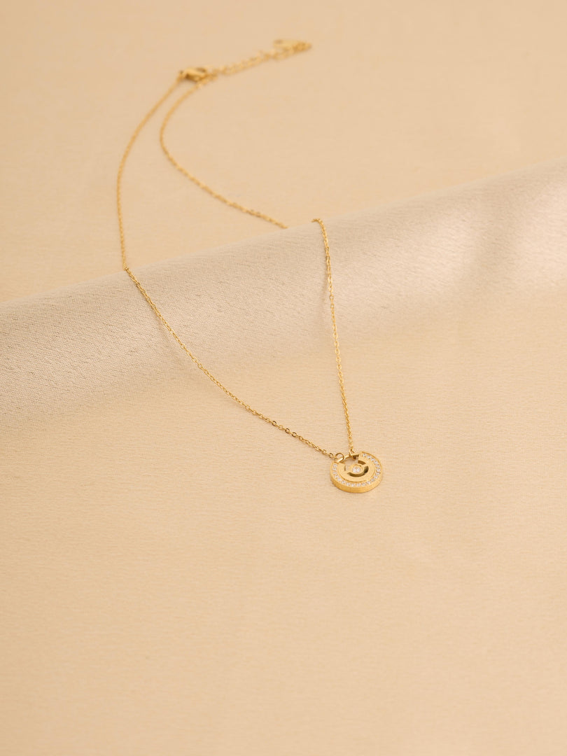 Cresent Sparkle Necklace