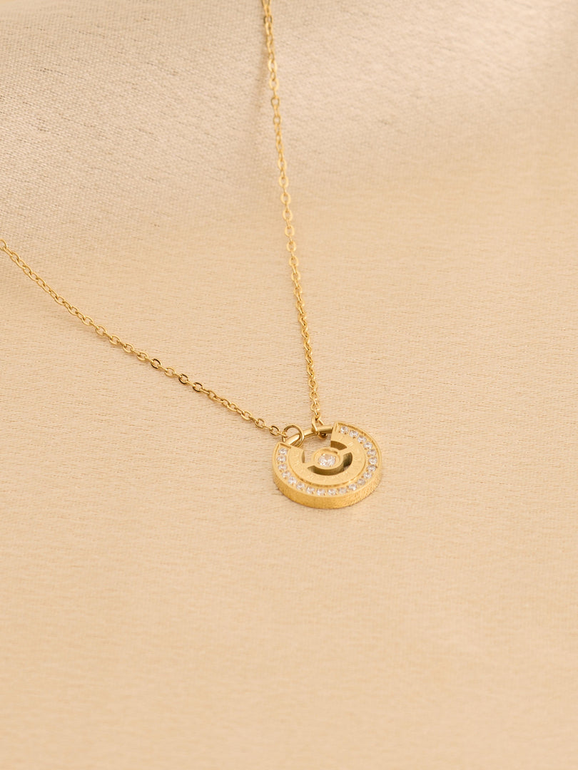 Cresent Sparkle Necklace