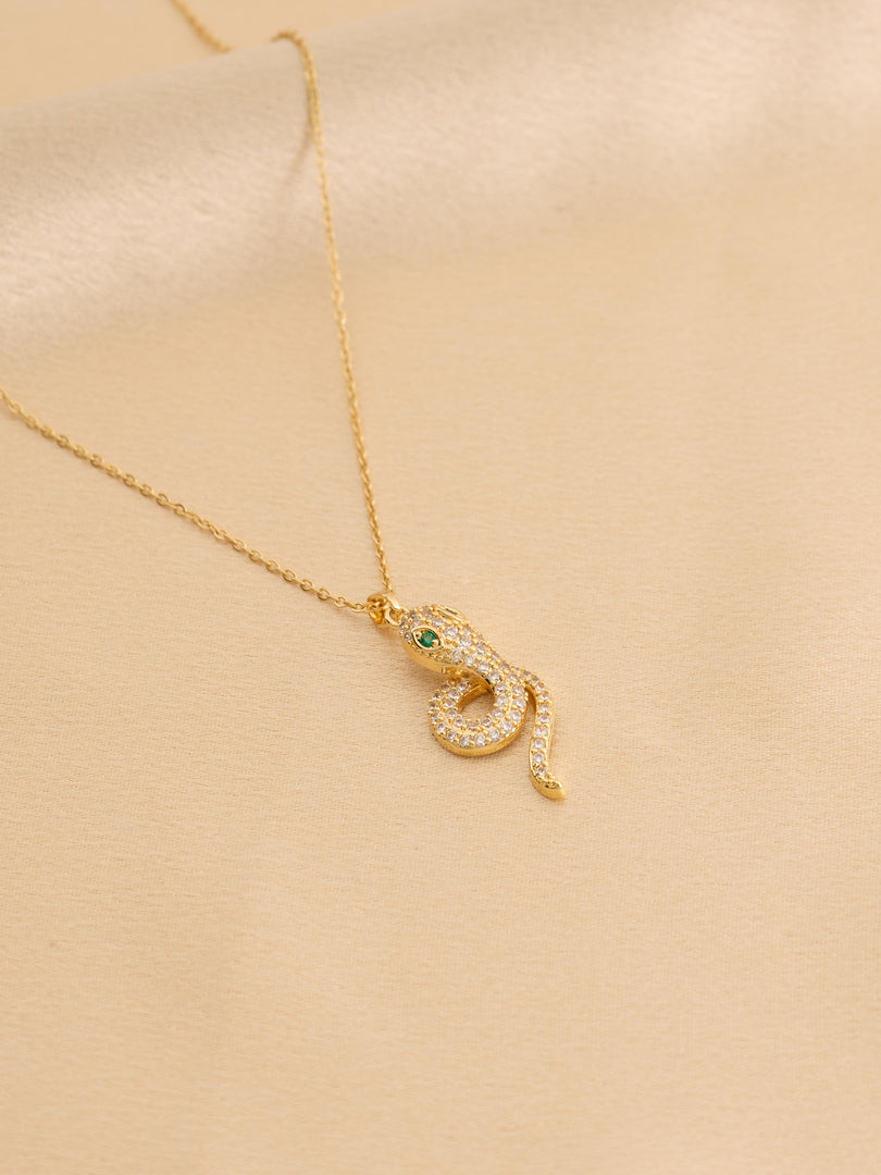 Glitter Cobra Necklace