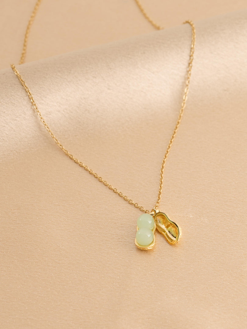Golden Nut Delight Necklace
