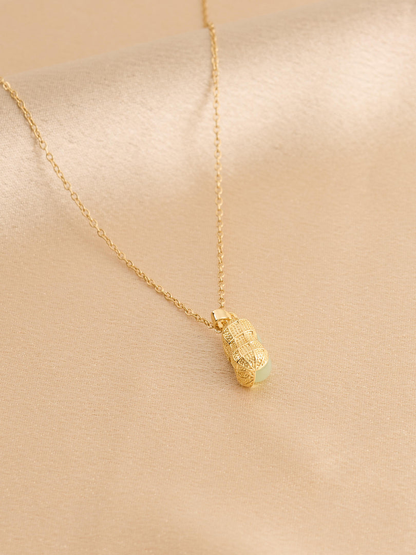 Golden Nut Delight Necklace