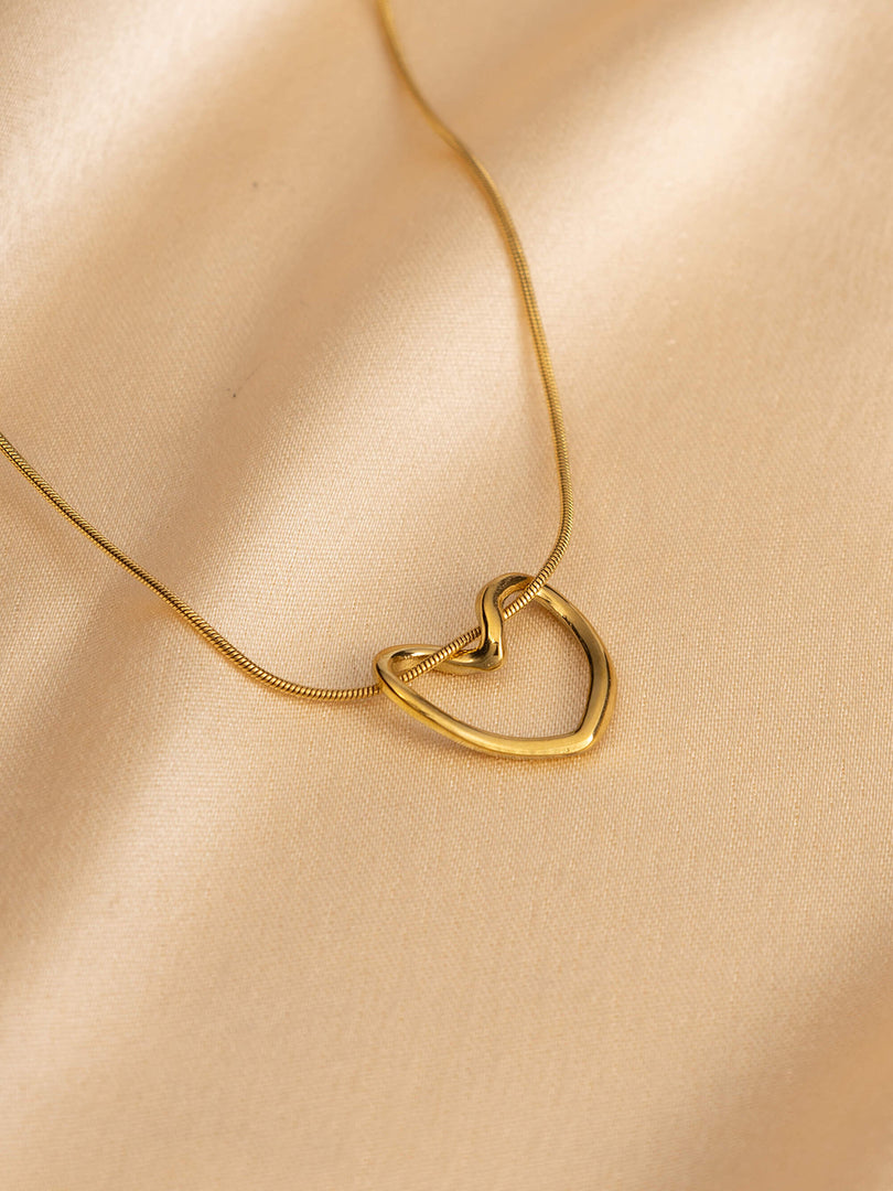 Sculpted Heart Necklace