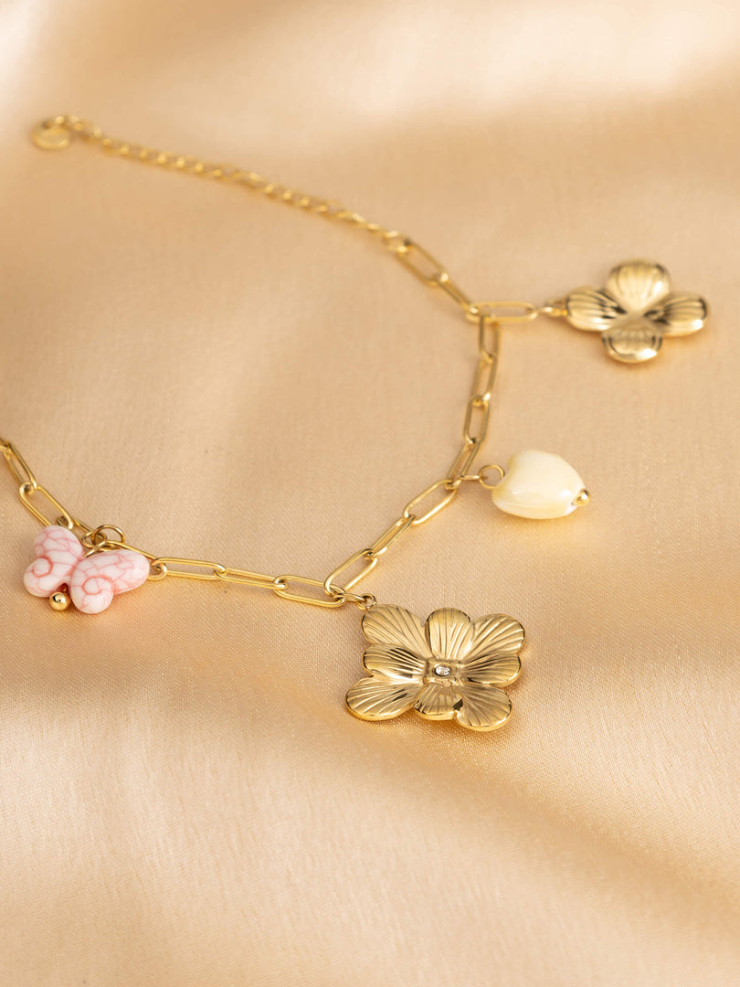 Meadow Bloom Charm Bracelet