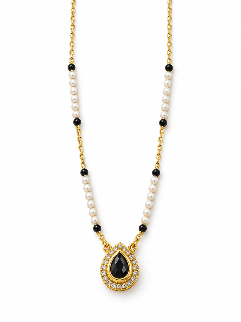 Noir Pearl Drop Mangalsutra