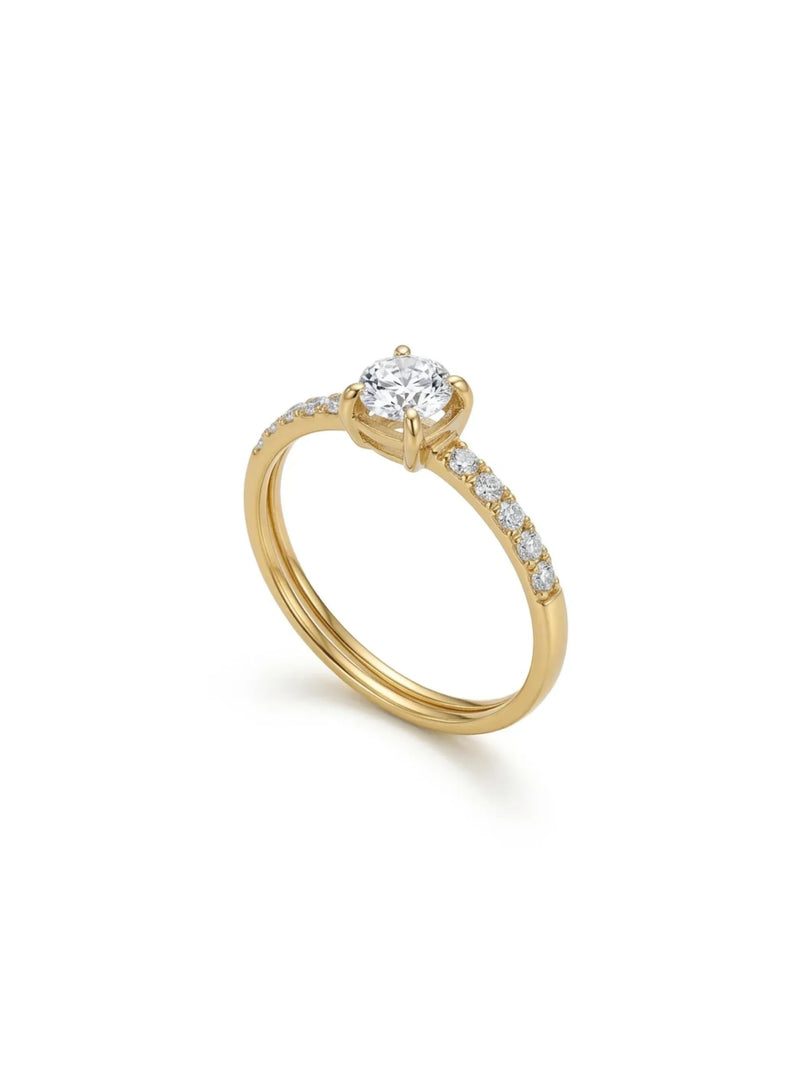 Nova Princess Solitaire Ring